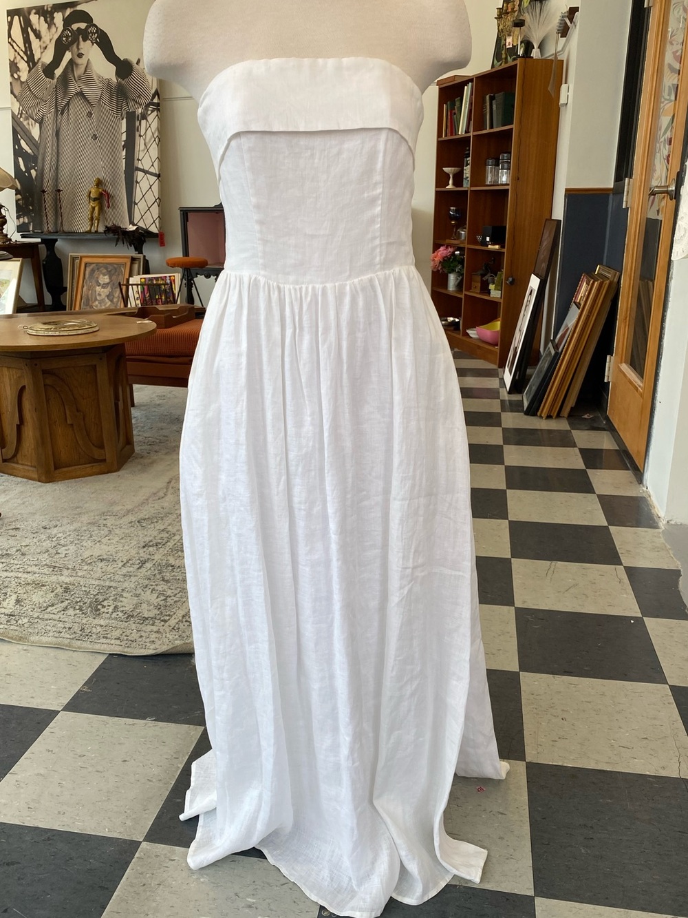 DISSH strapless maxi dress
